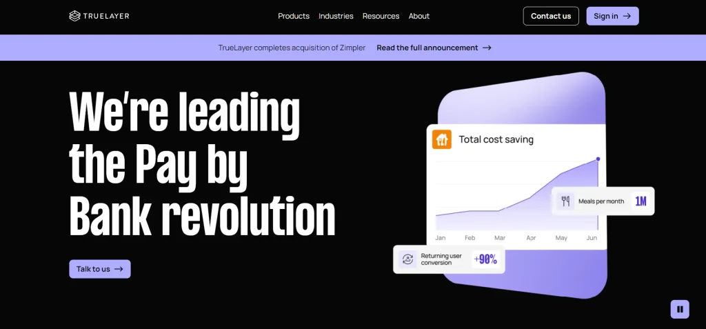 Top 6 Payment Data Enrichment API Providers for UK Platforms 7 TrueLayer is a UK-headquartered open banking platform primarily focused on payment initiation.