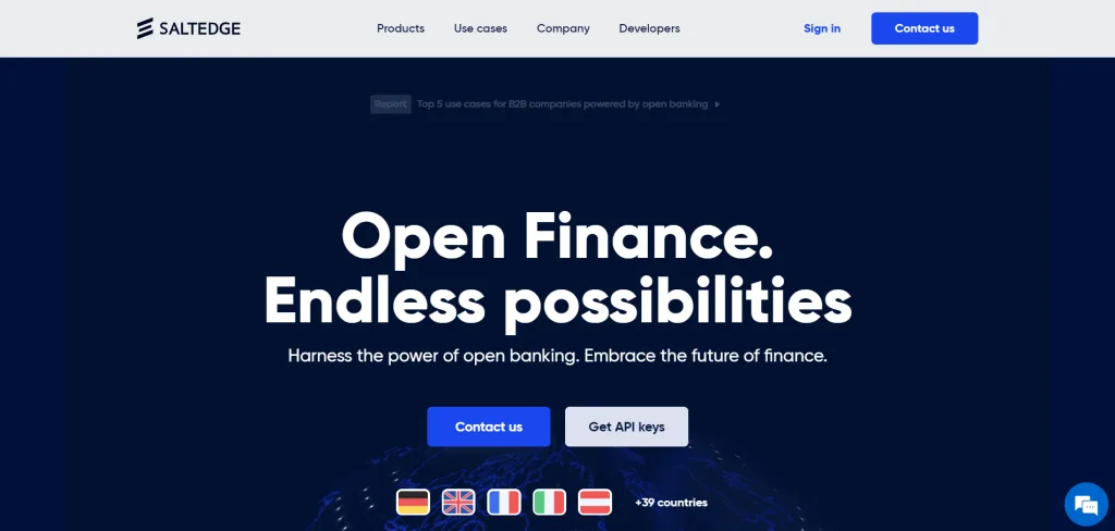 Top 6 Payment Data Enrichment API Providers for UK Platforms 5 Salt Edge is a global open banking and financial data platform providing enrichment through its Data Enrichment product.
