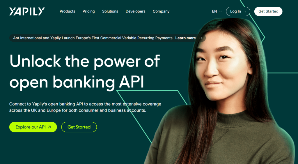 Open banking api Providers