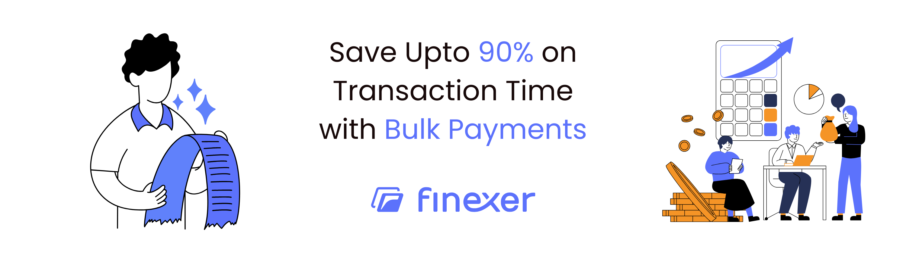 Bulk payment processing can save up to 90% transaction time