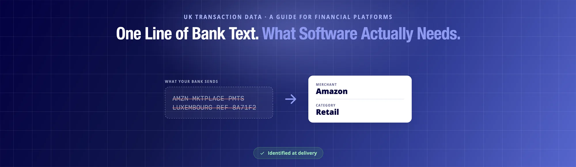 UK Transaction Data: A Guide for Financial Platforms 24 UK Transaction Data: A Guide for Financial Platforms
