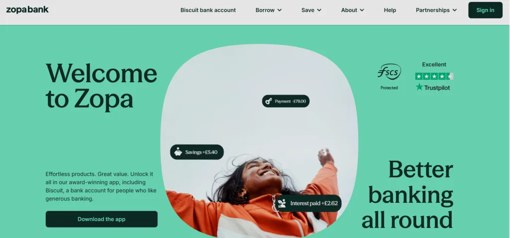 Zopa- Lending Platforms That Use Open Banking