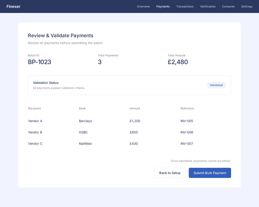 Bulk Payments: How Businesses Send High-Volume Bank Payments Efficiently in the UK 2 screen 1