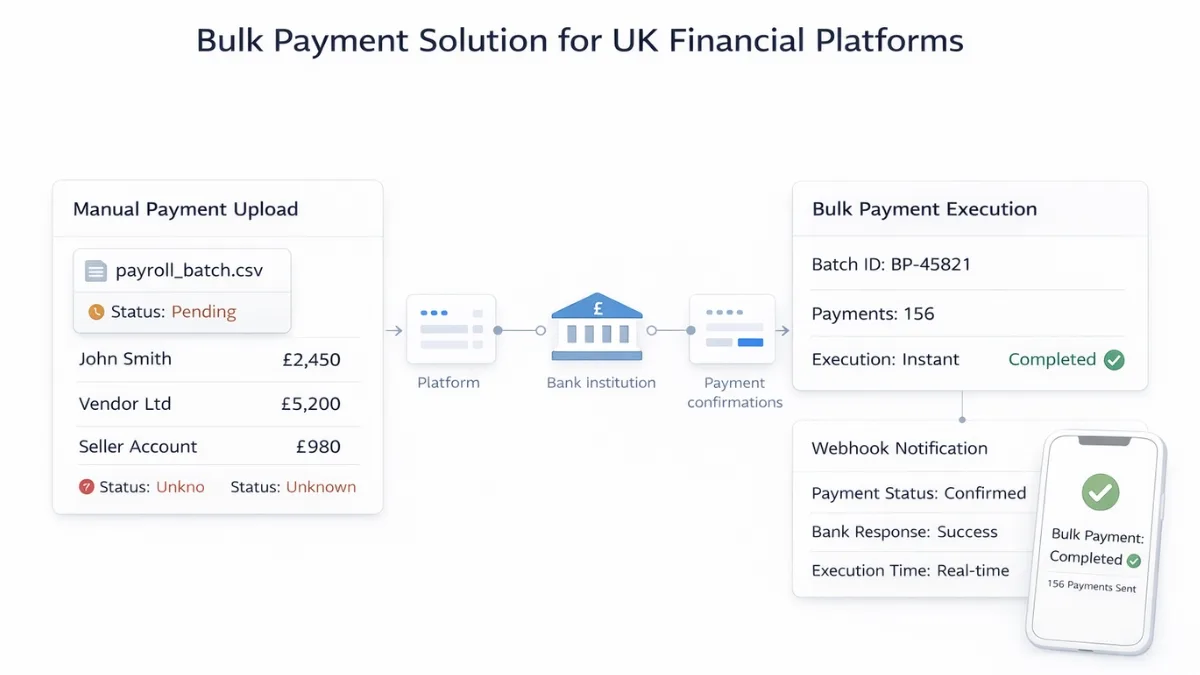 Bulk Payment Solution for UK Financial Platforms