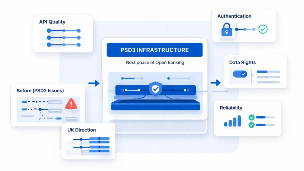 PSD3 Open Banking: Why Platforms Must Move Beyond Basic APIs to Scalable Financial Infrastructure 3 What Is PSD3 and What Does It Change?