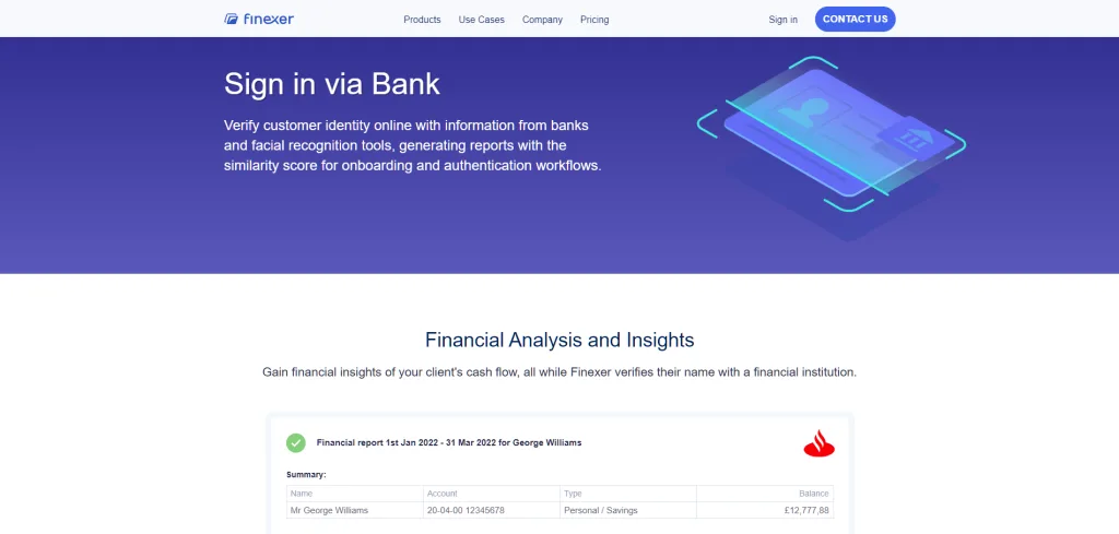 How Does Finexer Support KYC Financial Services Verification Workflows