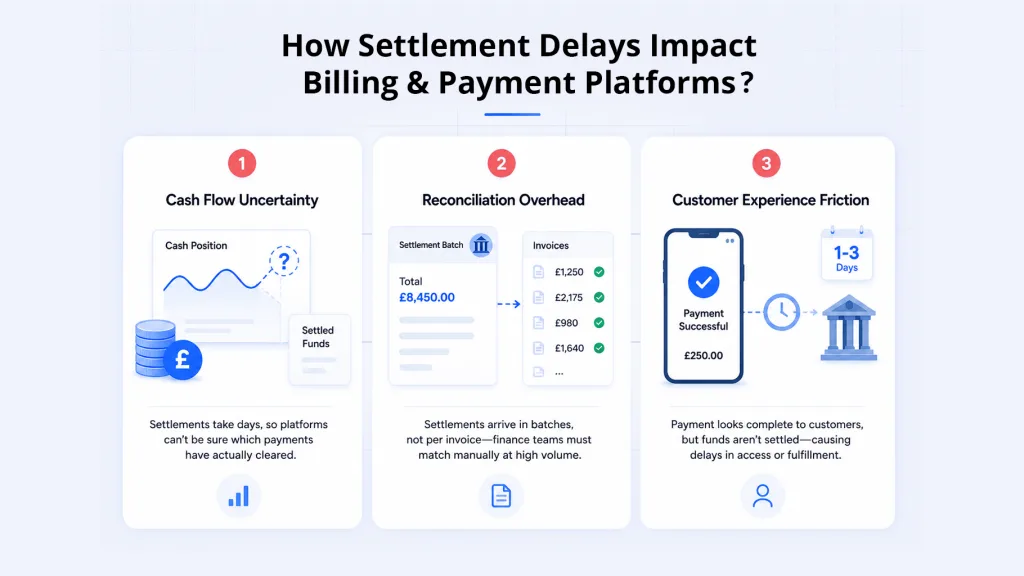 How Do Settlement Delays Affect Billing and Payment Platforms