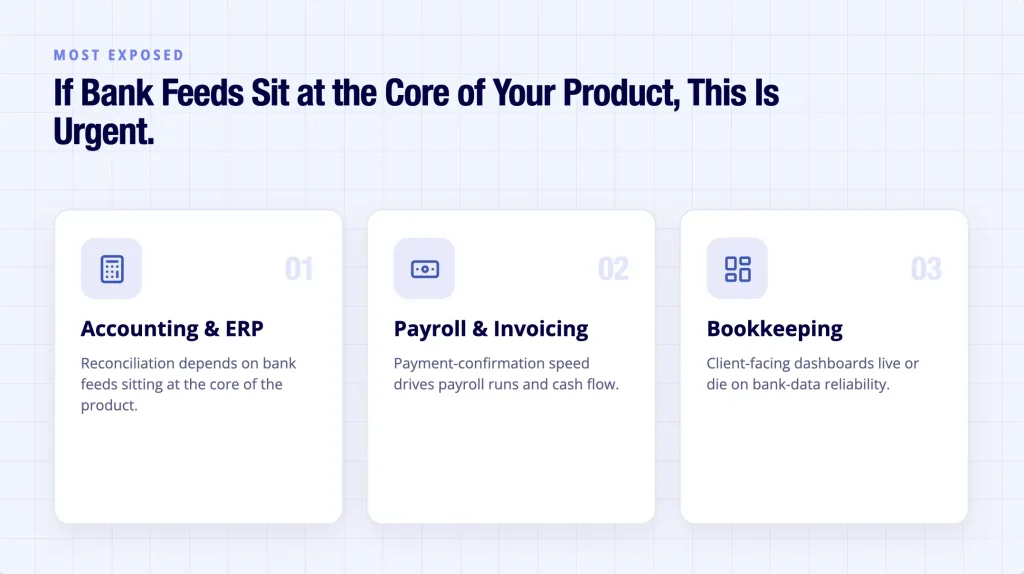 Screen Scraping: Why UK Firms Must Move to APIs 6 Screen scraping shown affecting UK accounting, payroll and bookkeeping platforms