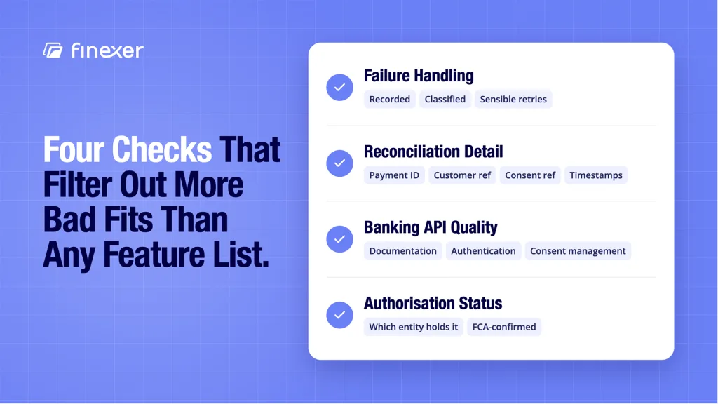 Recurring payment solutions shown with four checks before choosing a UK provider